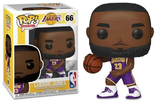 Funko Pop! Nba! Los Angeles Lakers Lebron James 66 Vaulted