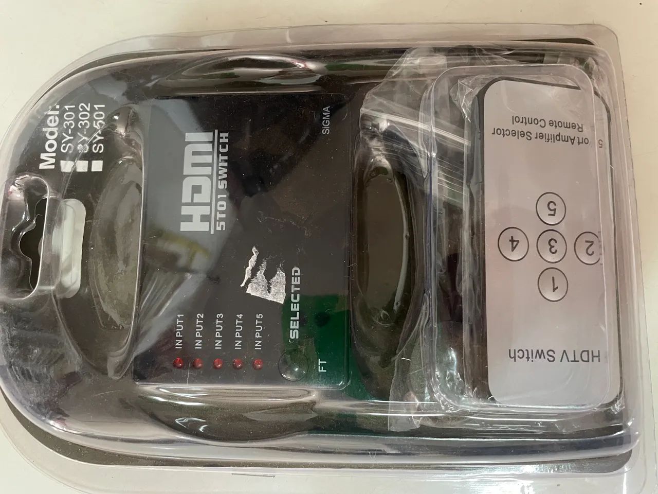 Hdmi switch 5x1