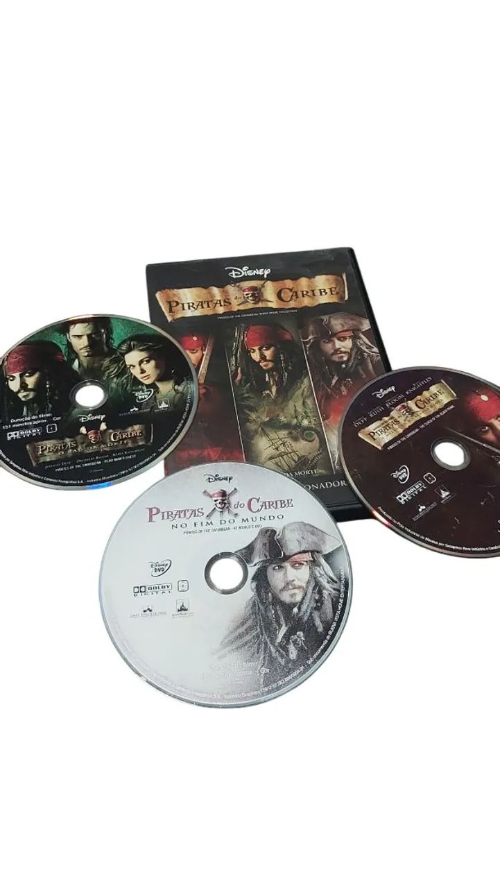 Coleção Piratas do Caribe - DVD