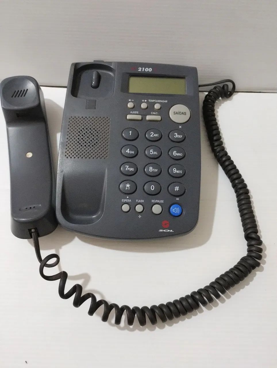 Telefone Fixo com Calculadora - IC2100i Grafite (funciona) - Foto 2