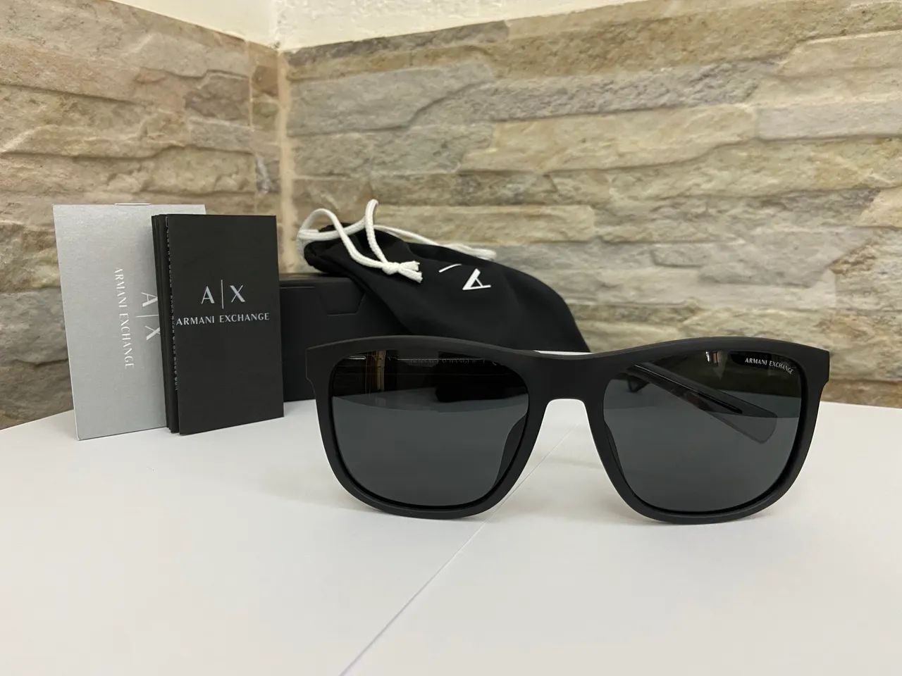 Óculos de sol Armani Exchange masculino - Foto 3