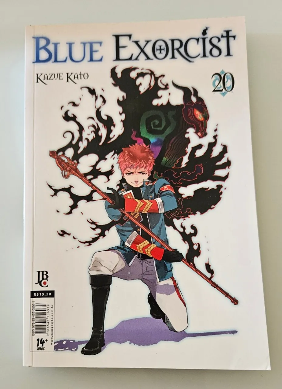 Livro MANGA, blue exorcist vol 20 NOVO