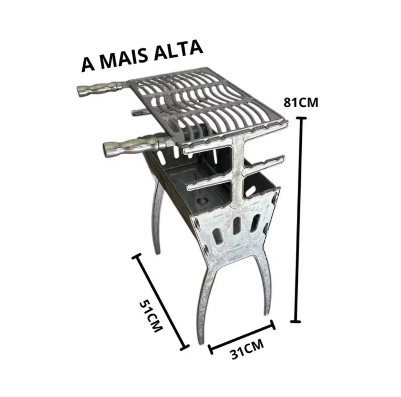 Churrasqueira de alumínio 