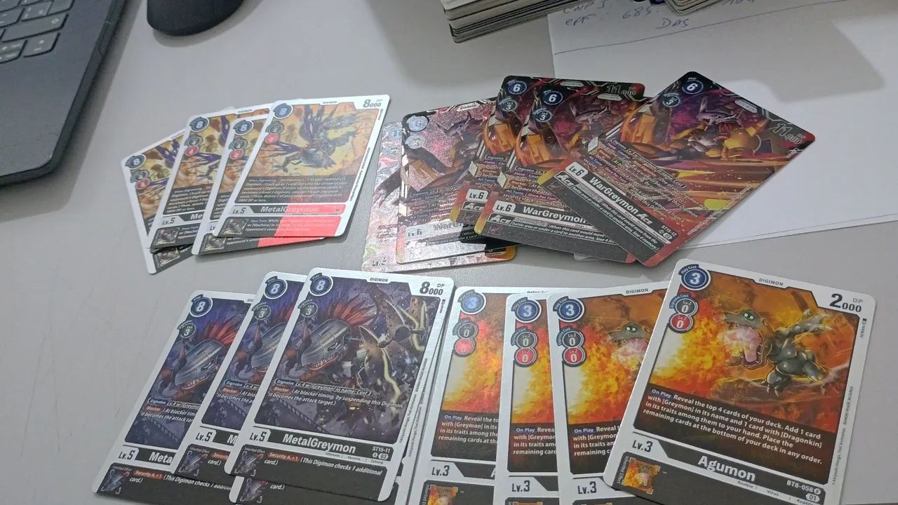 Deck Wargreymon Digimon TCG  - Foto 4