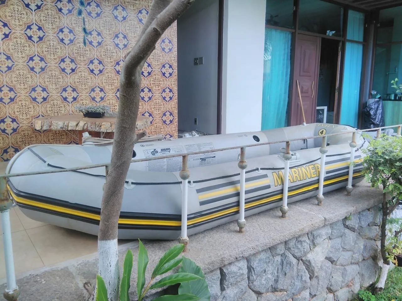 Motor de Popa 5hp + Bote Inflável Intex  - Foto 4