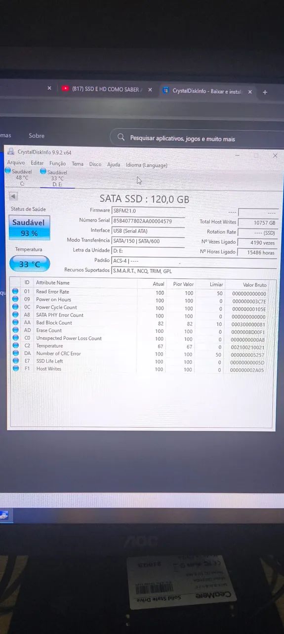 SSD 120G - Foto 3