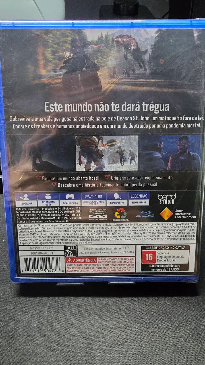 Days Gone PS4 LACRADO  - Foto 2