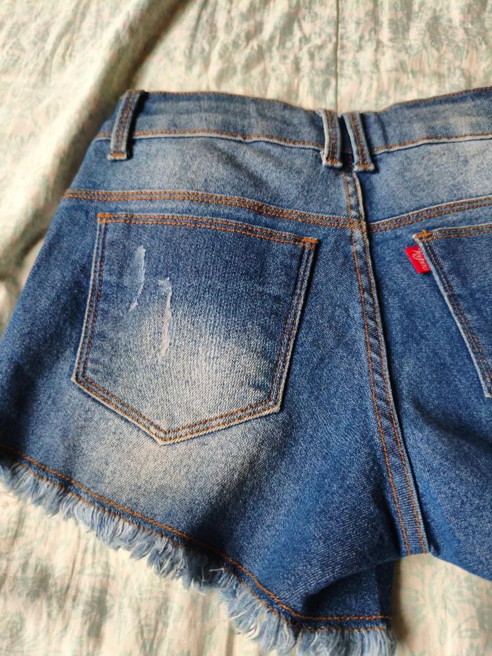 Short jeans curto 34 - Foto 4