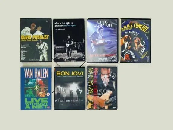DVDs Musicais (Originais) Rock, Blues.