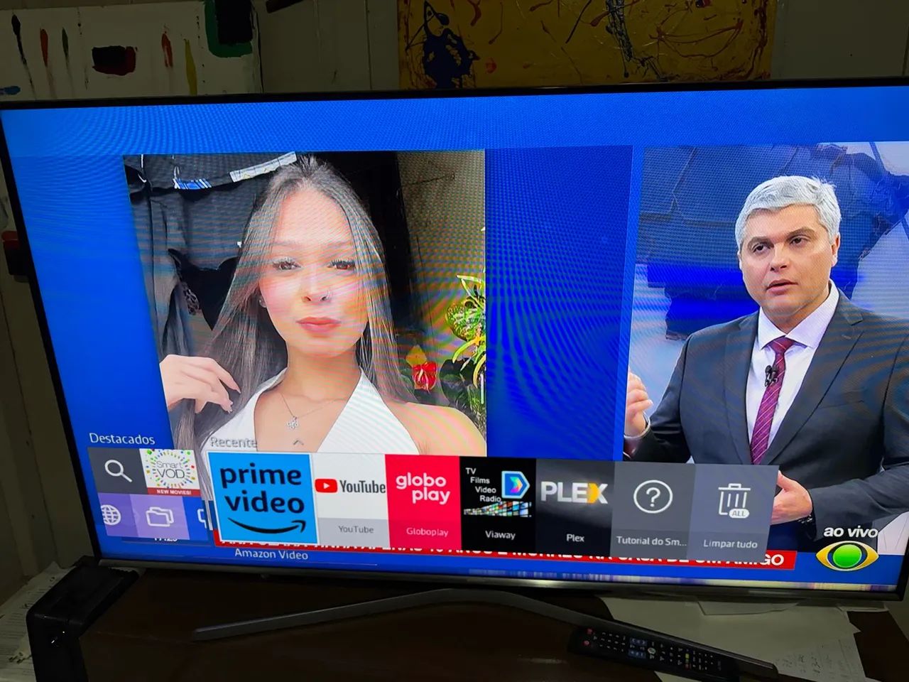 Vendemos TV 55? SmartTv Samsung 55 polegadas - Foto 2