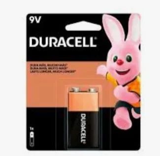 Caixa de bateria 9 volts  duracell  caixa com 12