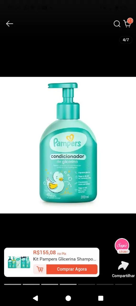 Kit Pampers fechado - Foto 3