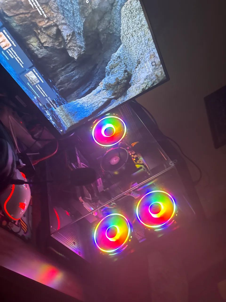 Pc gamer rtx 4060 / ryzen5 5500 / 16ram / 1tb - Foto 2