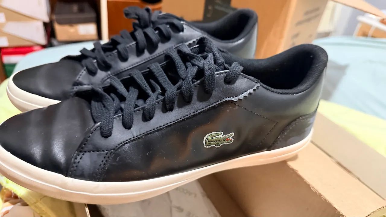 Sapato original Lacoste na Caixa