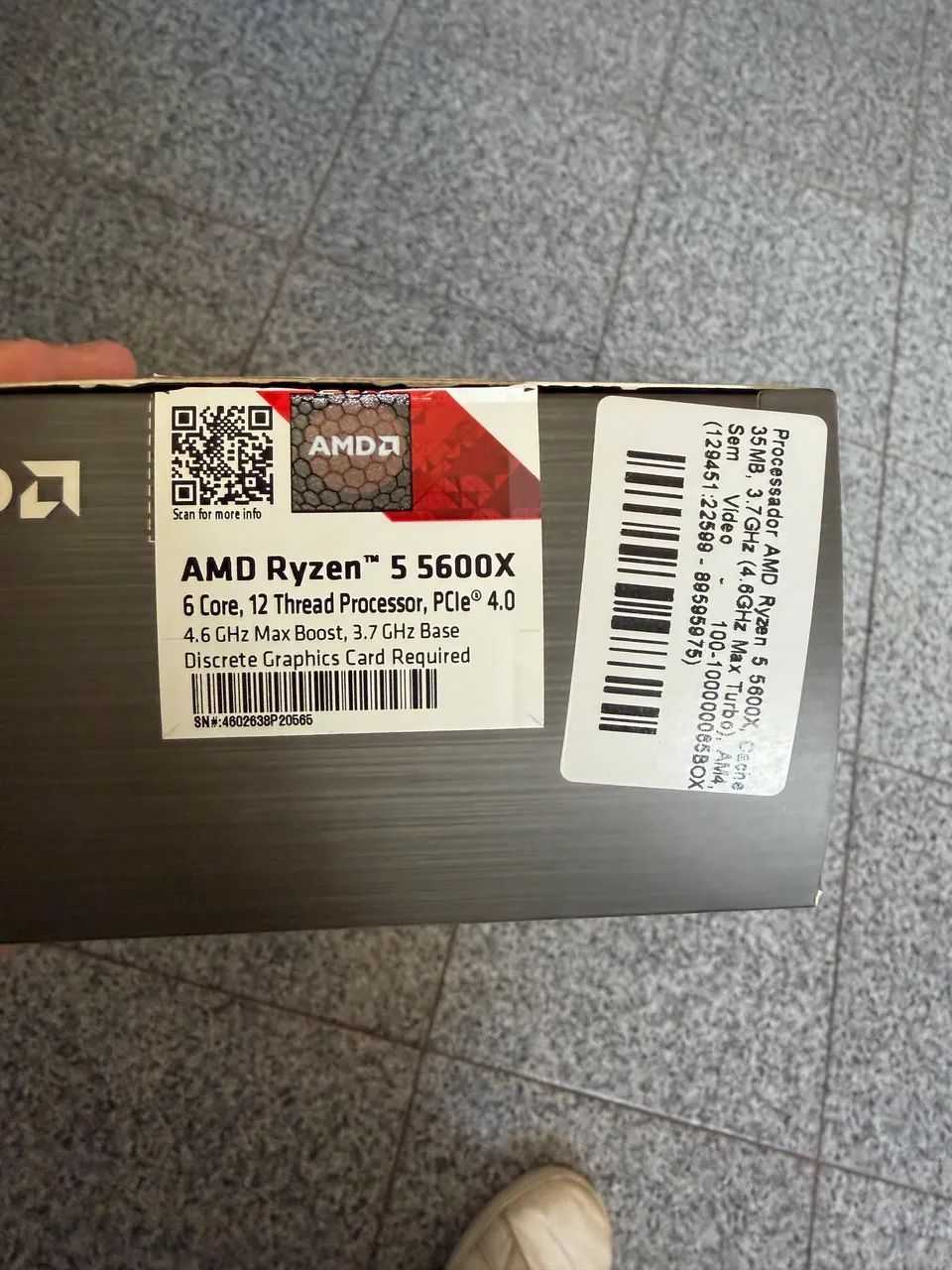 Ryzen 5 5600X - com caixa