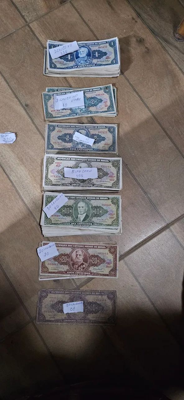 390 cedulas antigas 