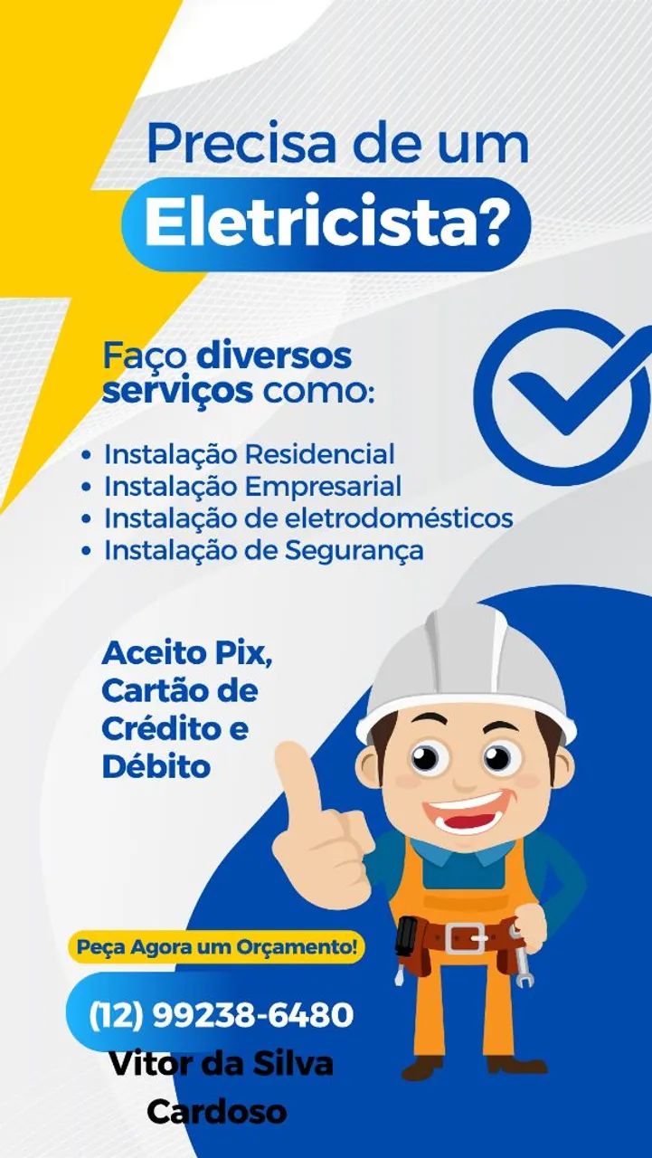Precisando de eletricista?