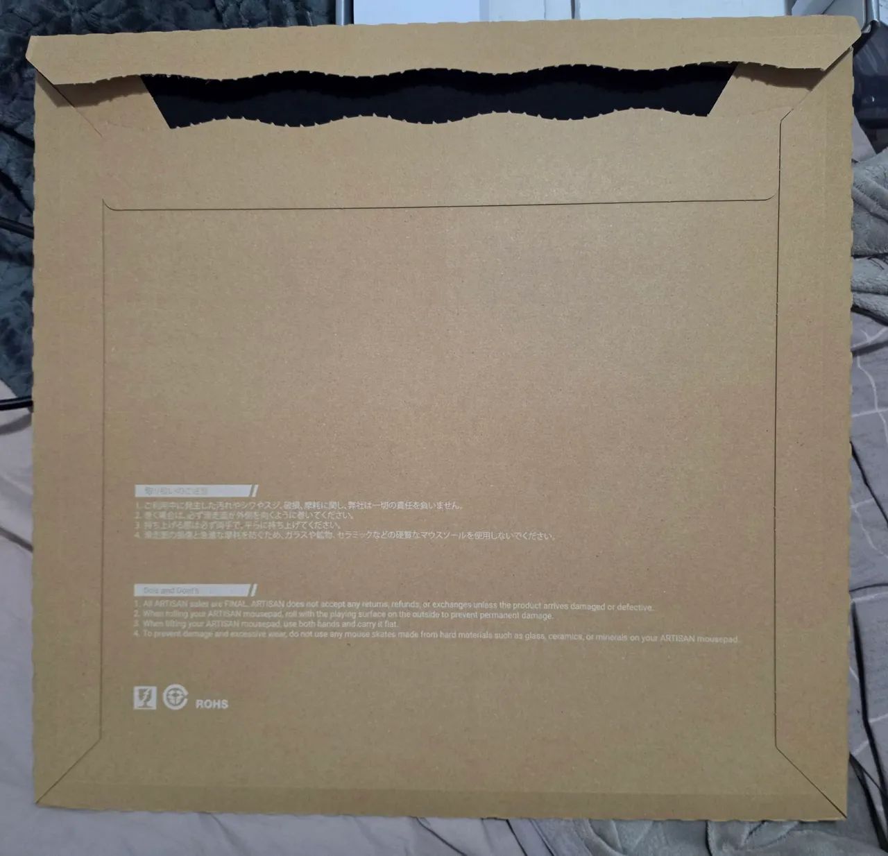 Mousepad artisan type-99 soft XXL preto - Foto 3
