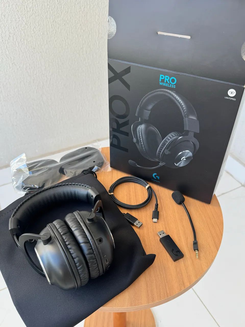 Headset Gamer Wireless Logitech Pro X Preto