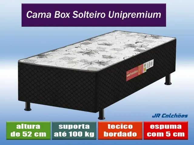 Cama Box Solteiro Coljugada | Entrega Grátis e Imediata - Foto 2
