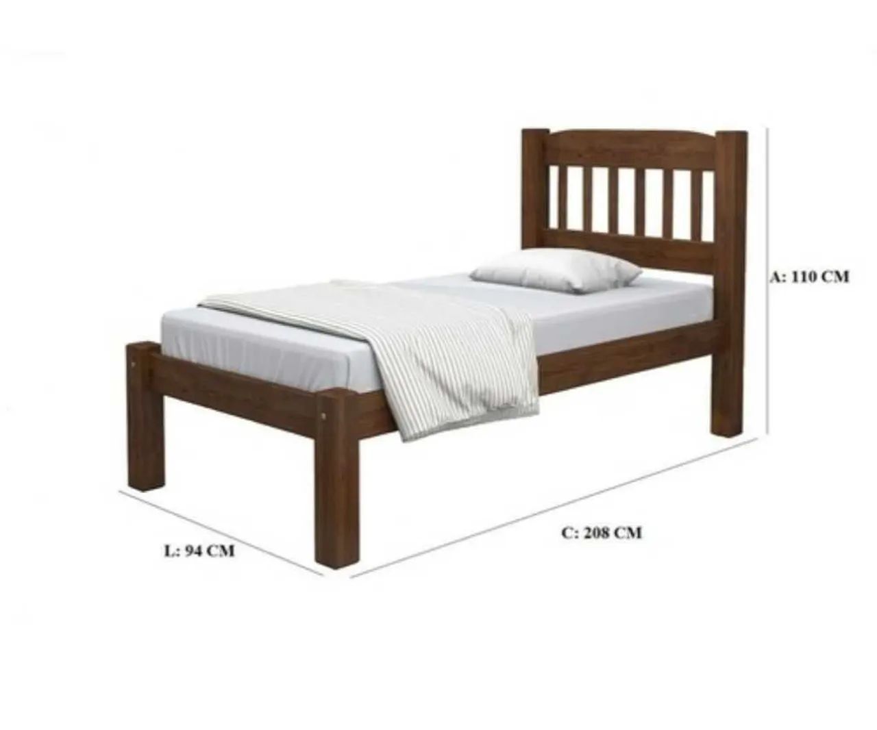 Cama de Solteiro Nova Kamabel  - Foto 2