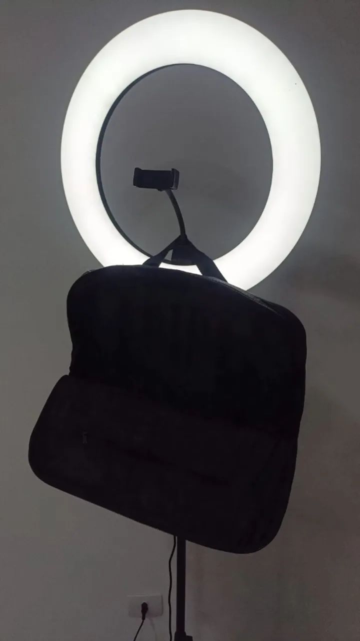 Ring Light LED 16 Pol Bicolor Completo Com Tripé - Foto 5