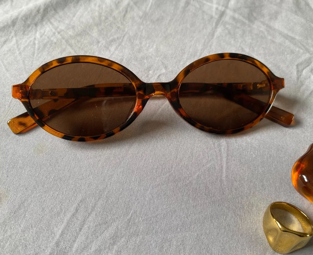 Óculos de sol delicado tartaruga - estilo miumiu - Foto 3