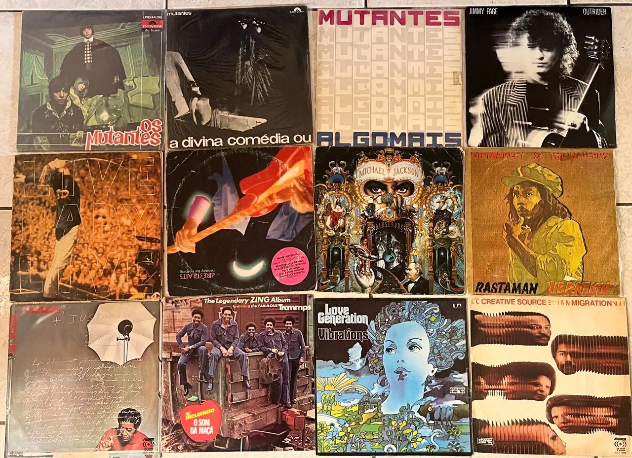 Discos de vinil e CDs ? 