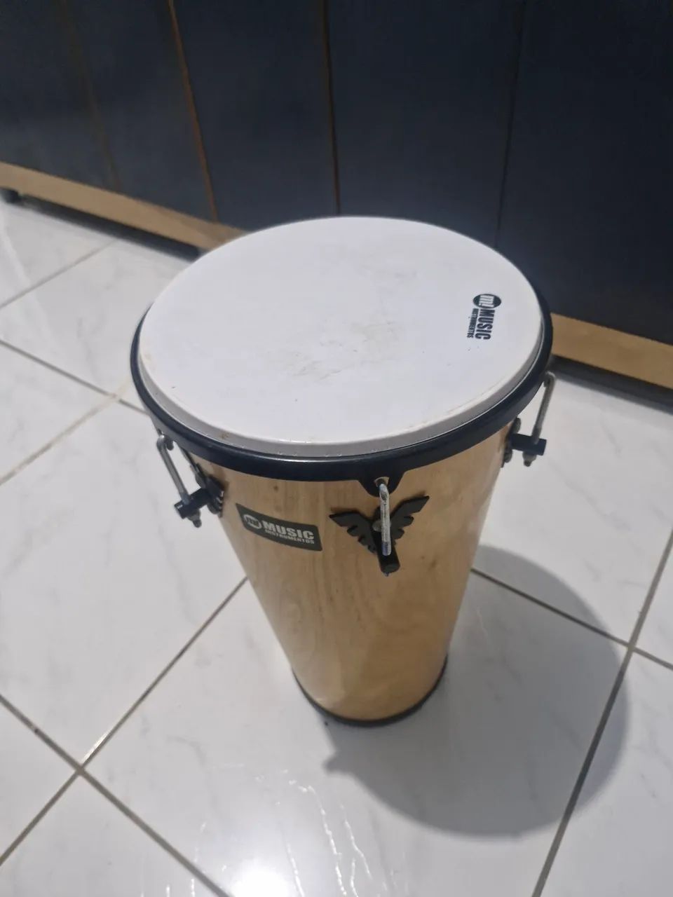 Timba de pagode, madeira de napa com verniz - Foto 2