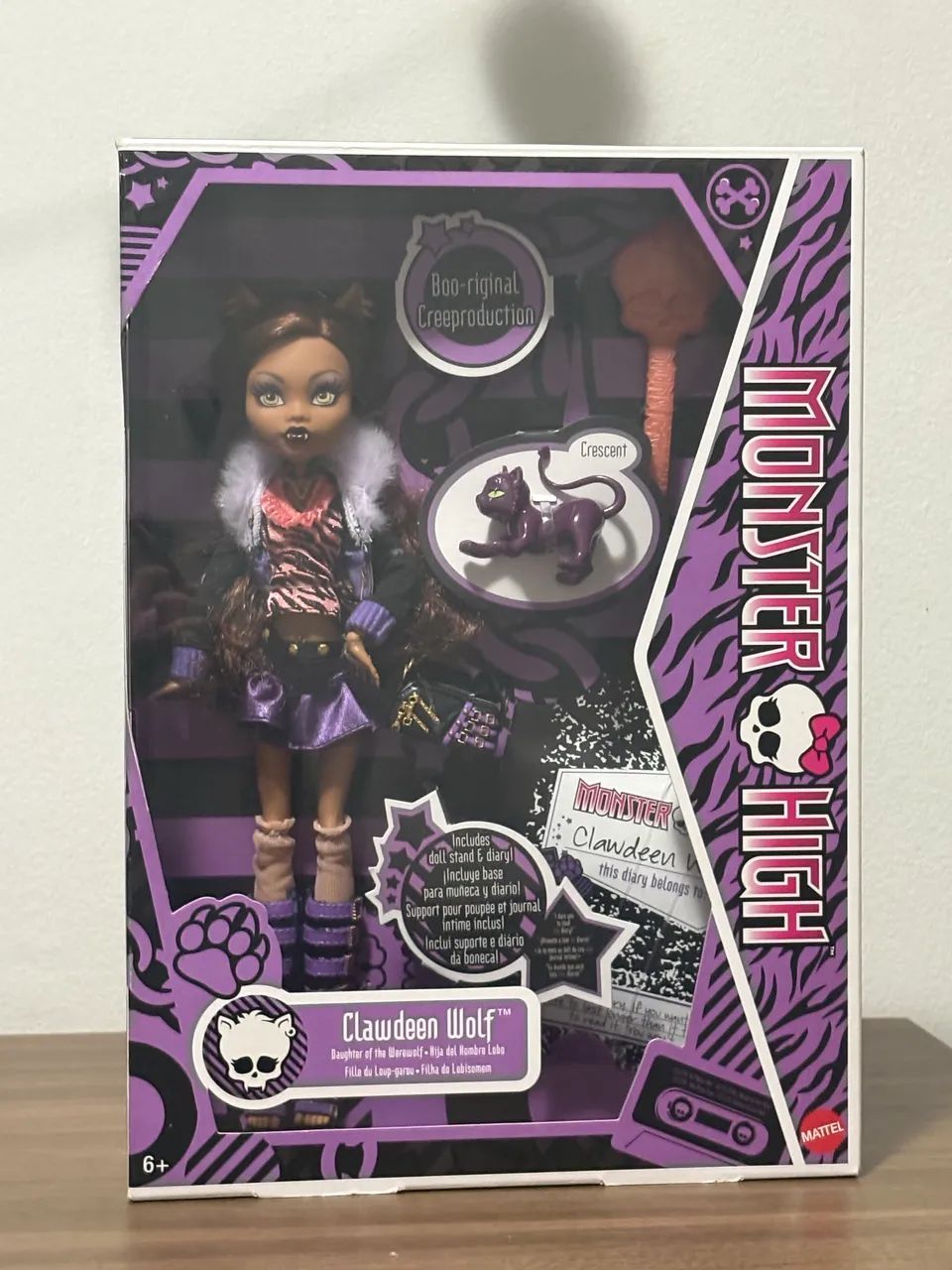 Boneca Monster High Clawdeen Wolf Crepproduction 2024