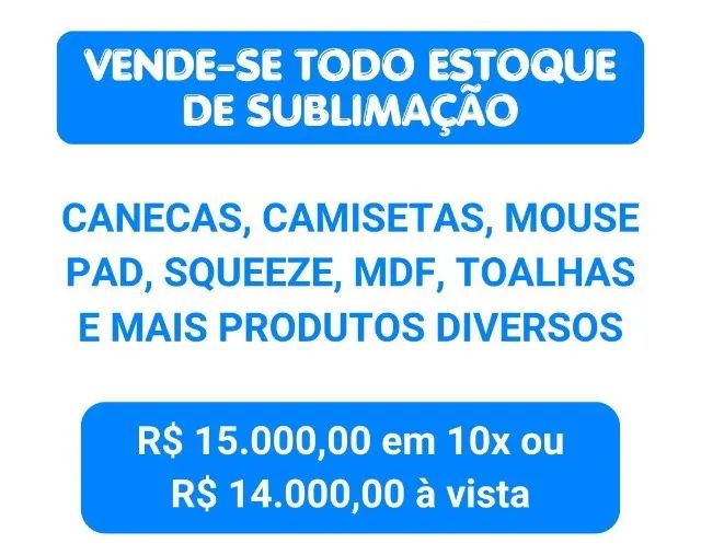 Produtos para sublimação