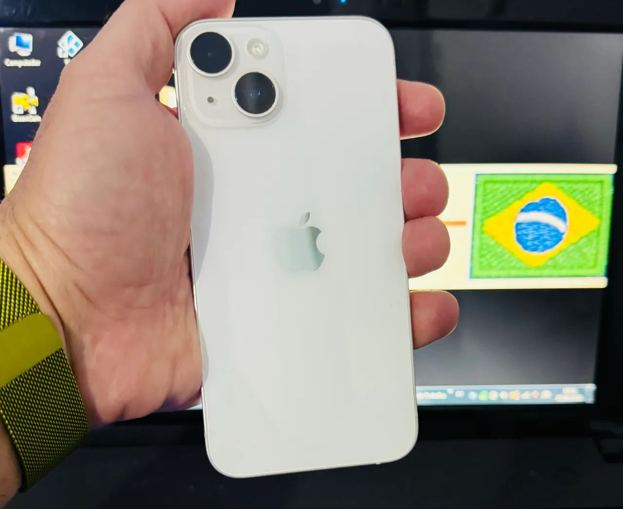 iPhone 14 128GB Branco  - Foto 2