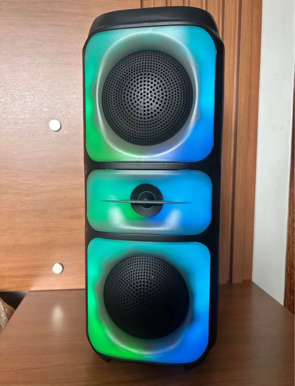 Caixa de som Bluetooth rgb 50w - Foto 4