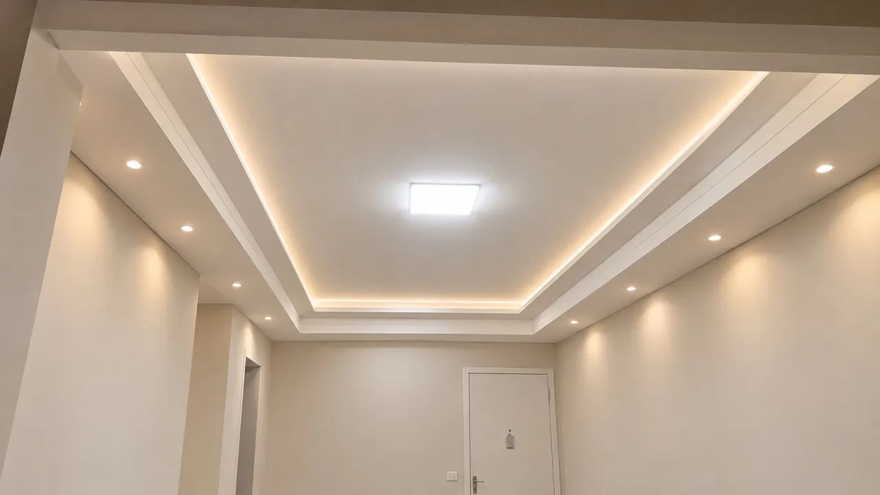 ? TRANSFORME SEU AMBIENTE COM UM LINDO FORRO DE GESSO! ? 