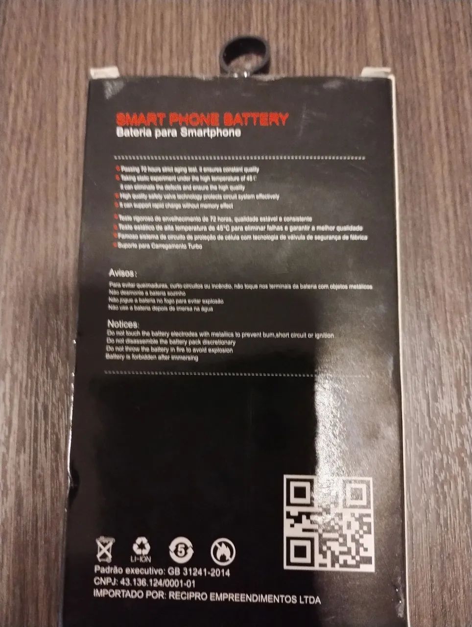 Bateria Smart Phone 8 Nova - Foto 2