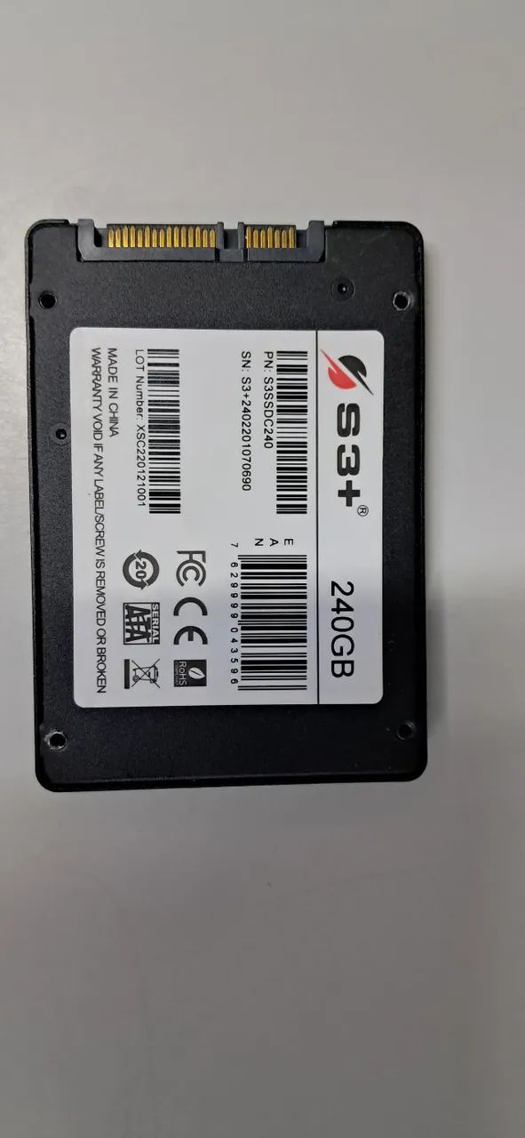 SSD S3+ 240GB SATA 3 2.5" - Foto 3