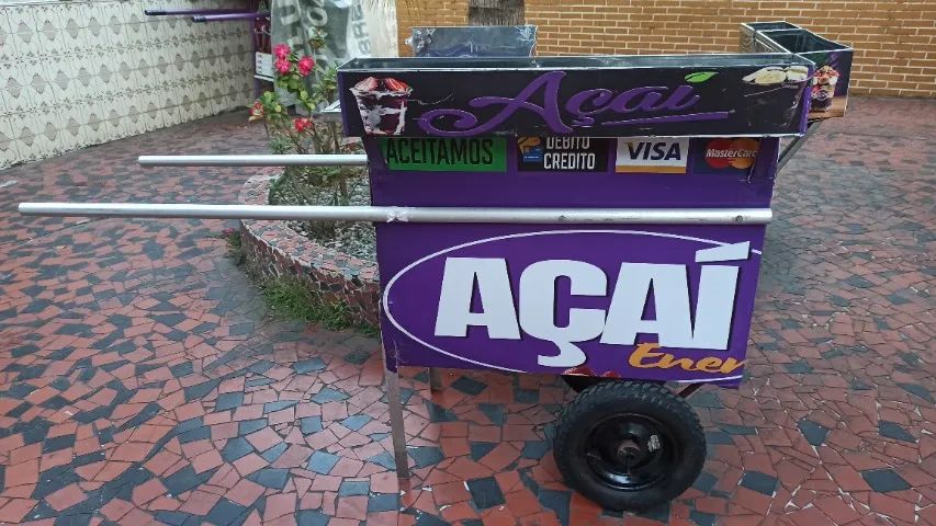 Carrinho de Açaí e Sorvete Profissional Inox Renda Extra - Foto 3