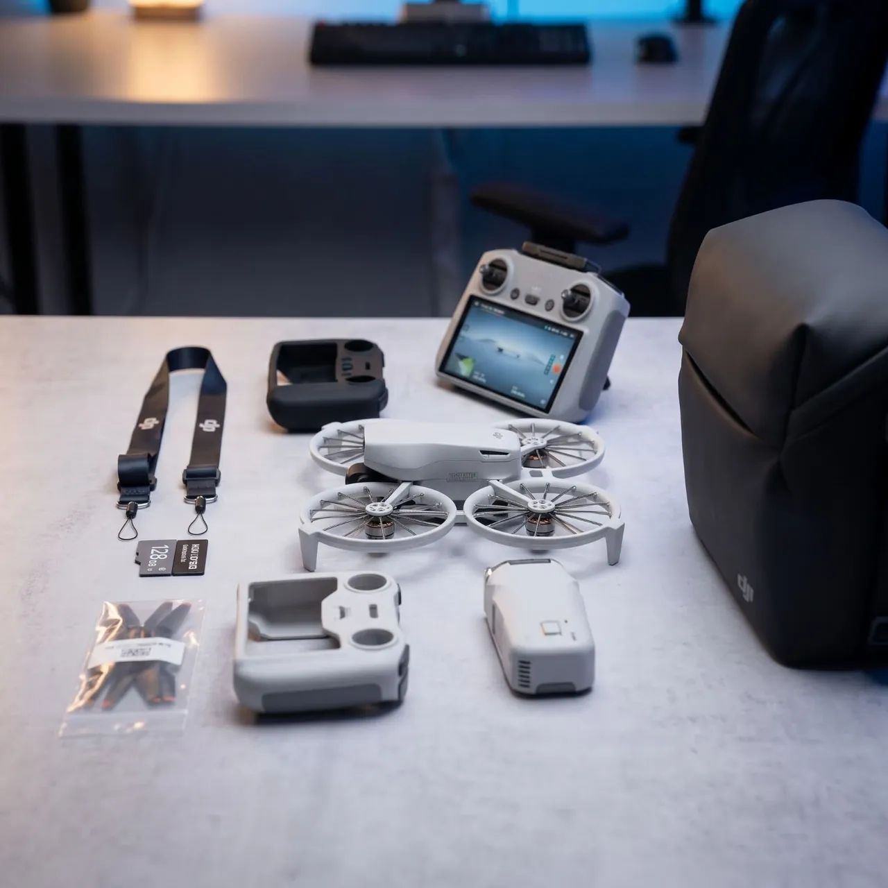 Drone DJI FLIPE - COMPLETO 4K com TELA - Foto 5