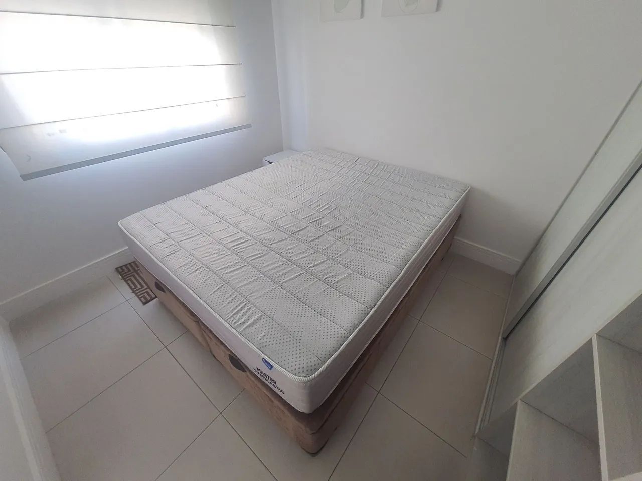 Cama de casal baú queen size com colchão ortobom - Foto 4