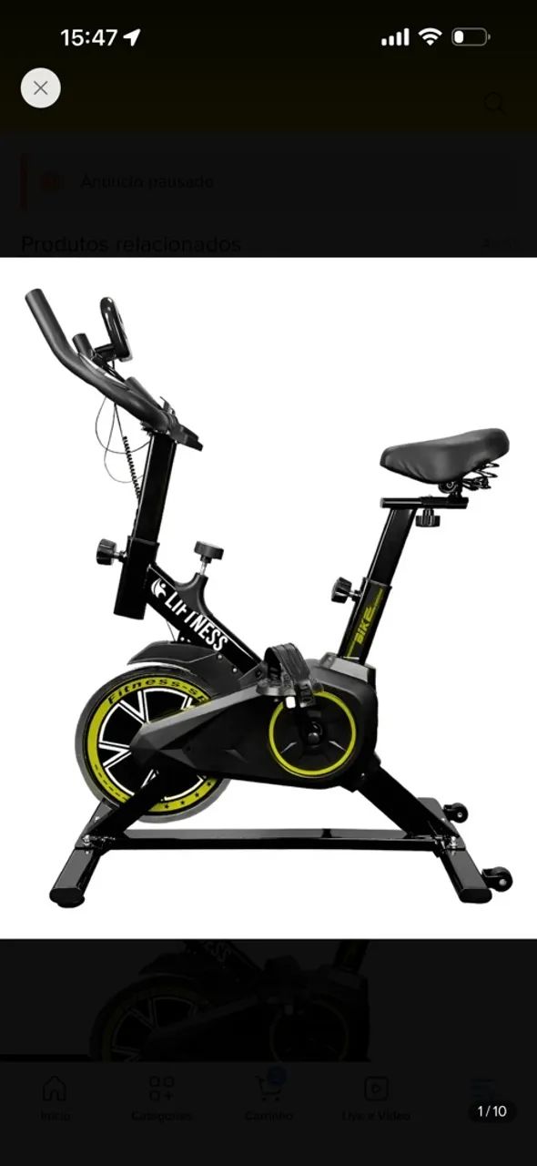 Bicicleta Spinning  - Pouquíssimo uso