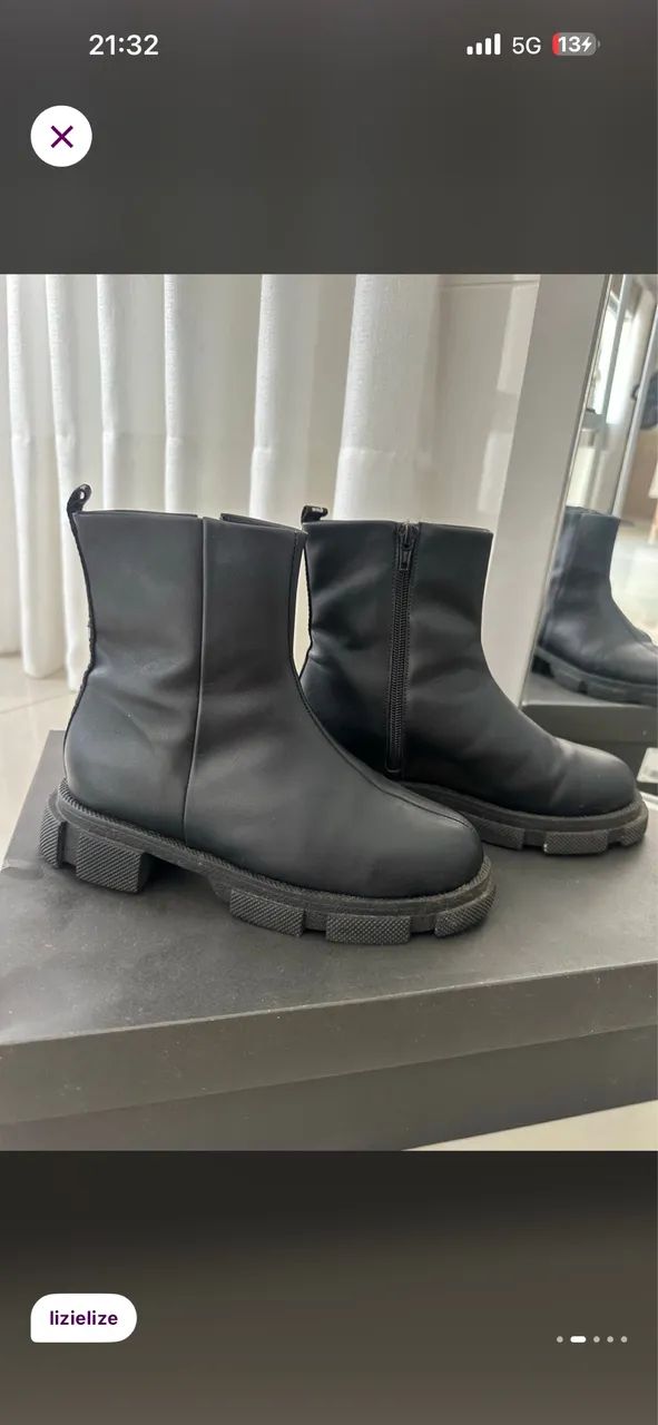 Bota coturno nova lizielize - Foto 2