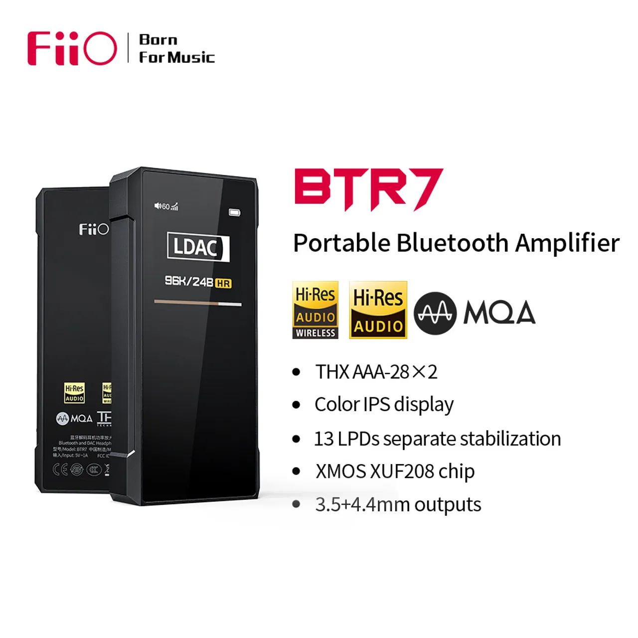Dac / Amplificador De Fone De Ouvido Fiio Btr7 Bluetooth - Foto 2