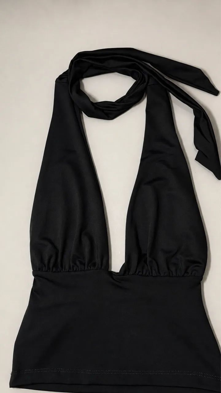 Cropped poliamida 