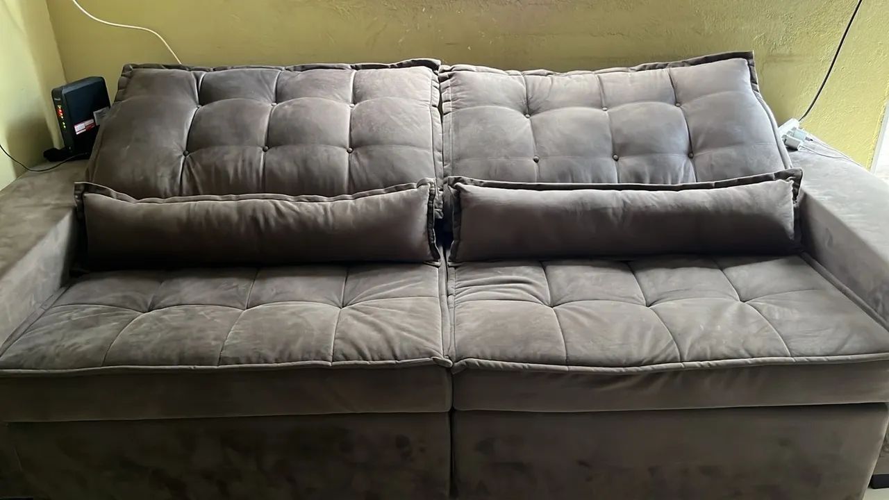 Sofá retrátil seminovo  - Foto 4