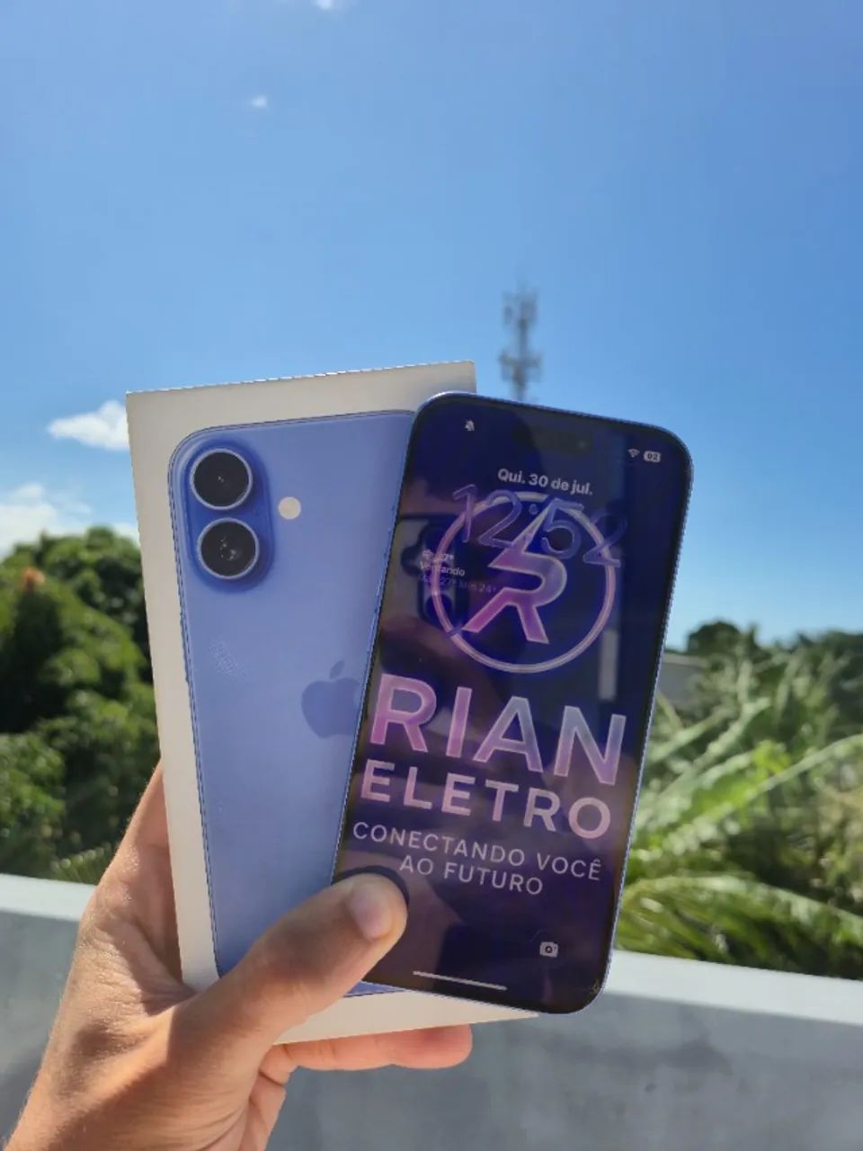 iPhone 16 256GB Azul Ultramarine | Original e com 90% de Bateria