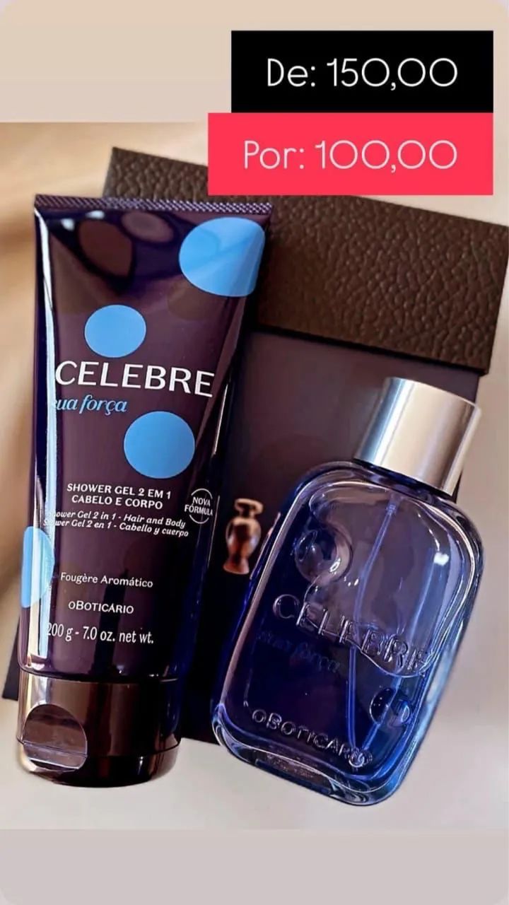 KIT CELEBRE SUA FORÇA O BOTICÁRIO - SUPER PROMOÇÃO! 