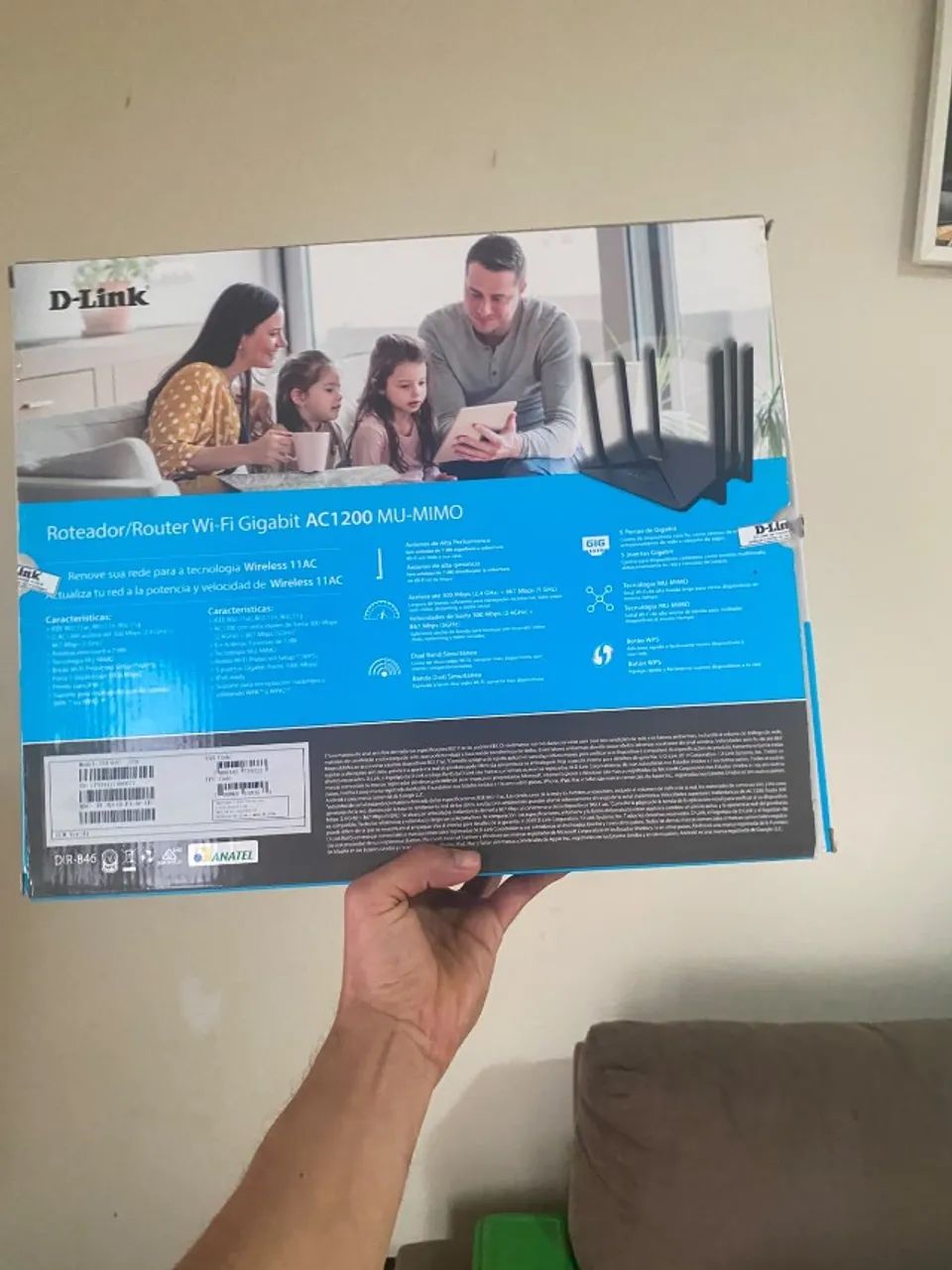 ROTEADOR D-LINK , DIR 846-AC1200(ESTADO DE NOVO)  - Foto 4
