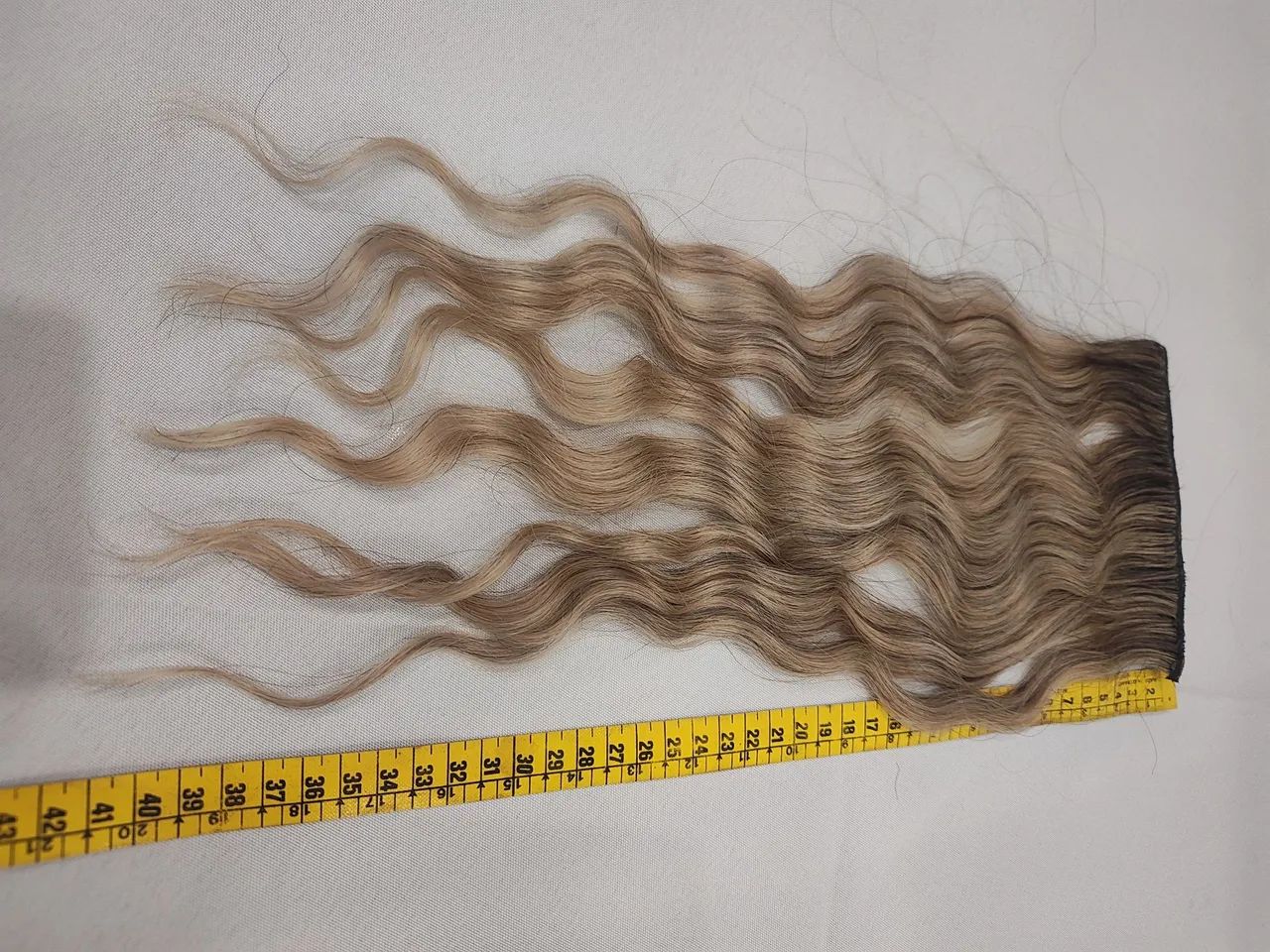 Mega Hair cabelo humano ondulado natural - Foto 3