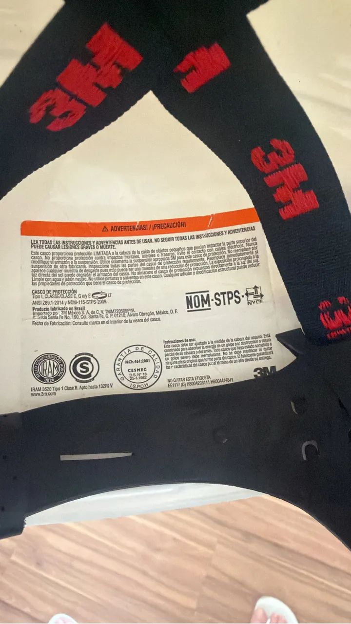 Vendo capacete branco da 3 M. Novo nunca usado.  - Foto 4