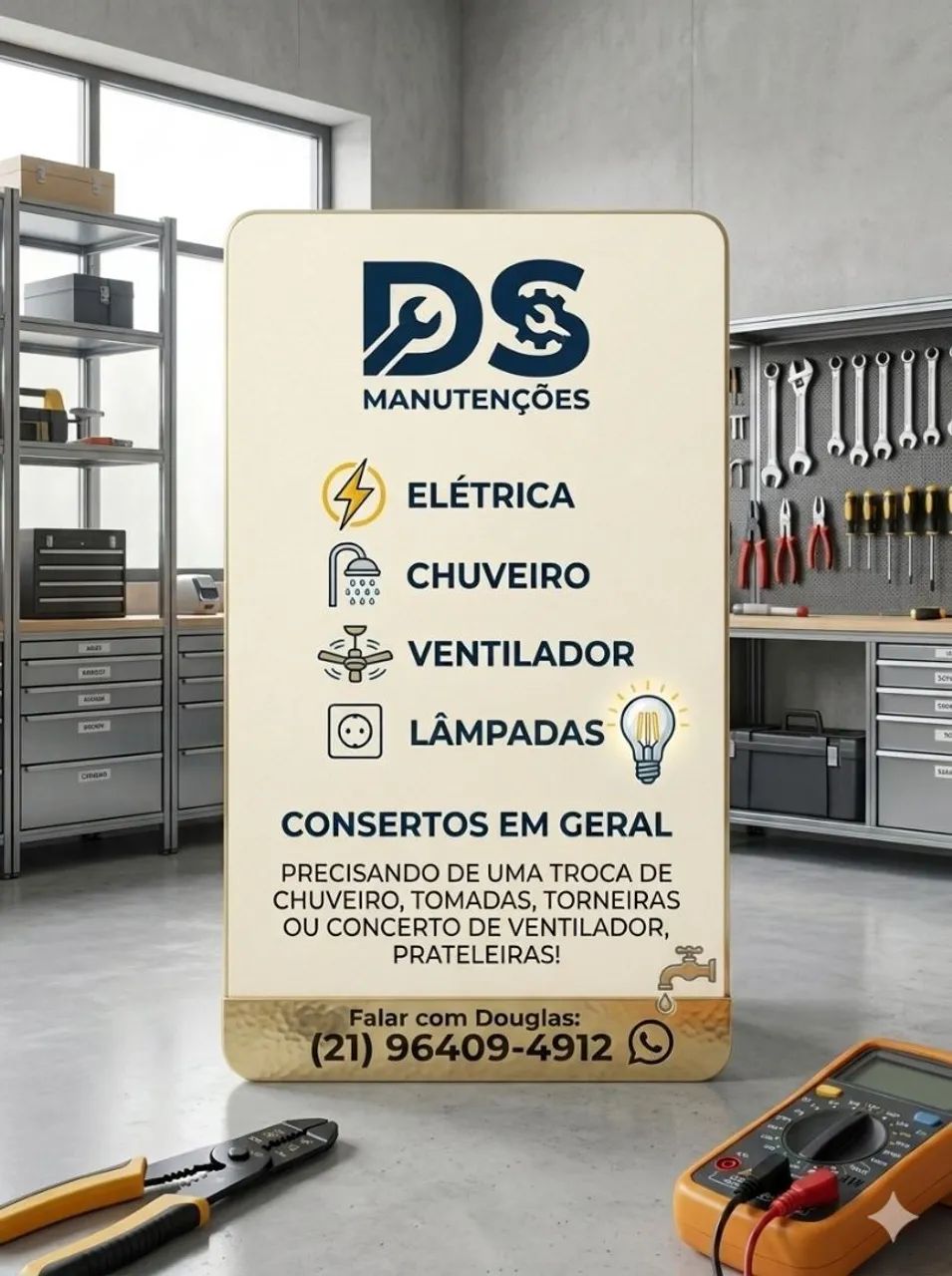 DS Manutenções | Consertos em Geral & Elétrica ?